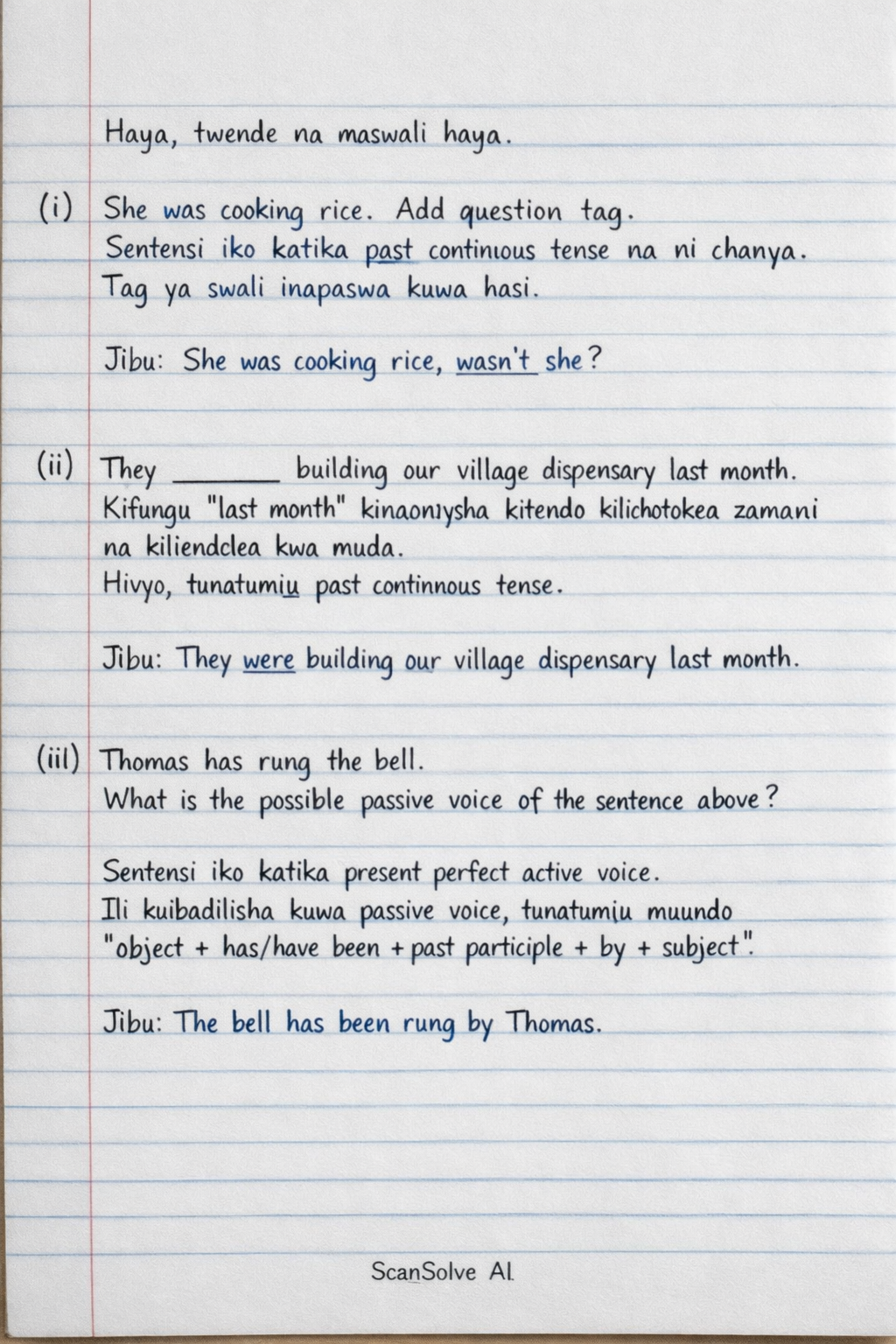 Handwritten step-by-step solution preview