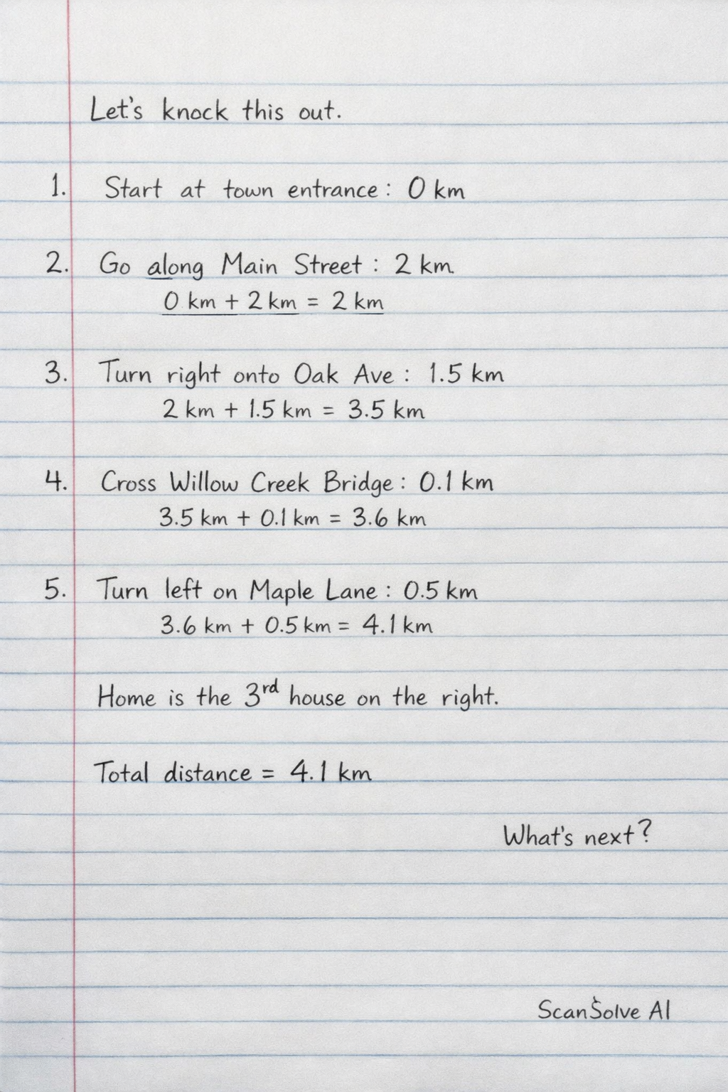 Handwritten step-by-step solution preview