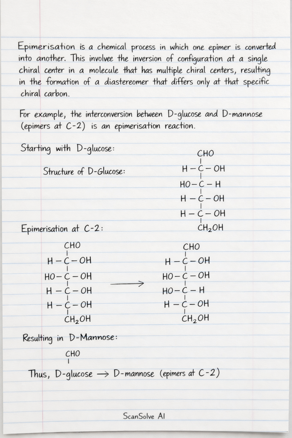 Handwritten step-by-step solution preview