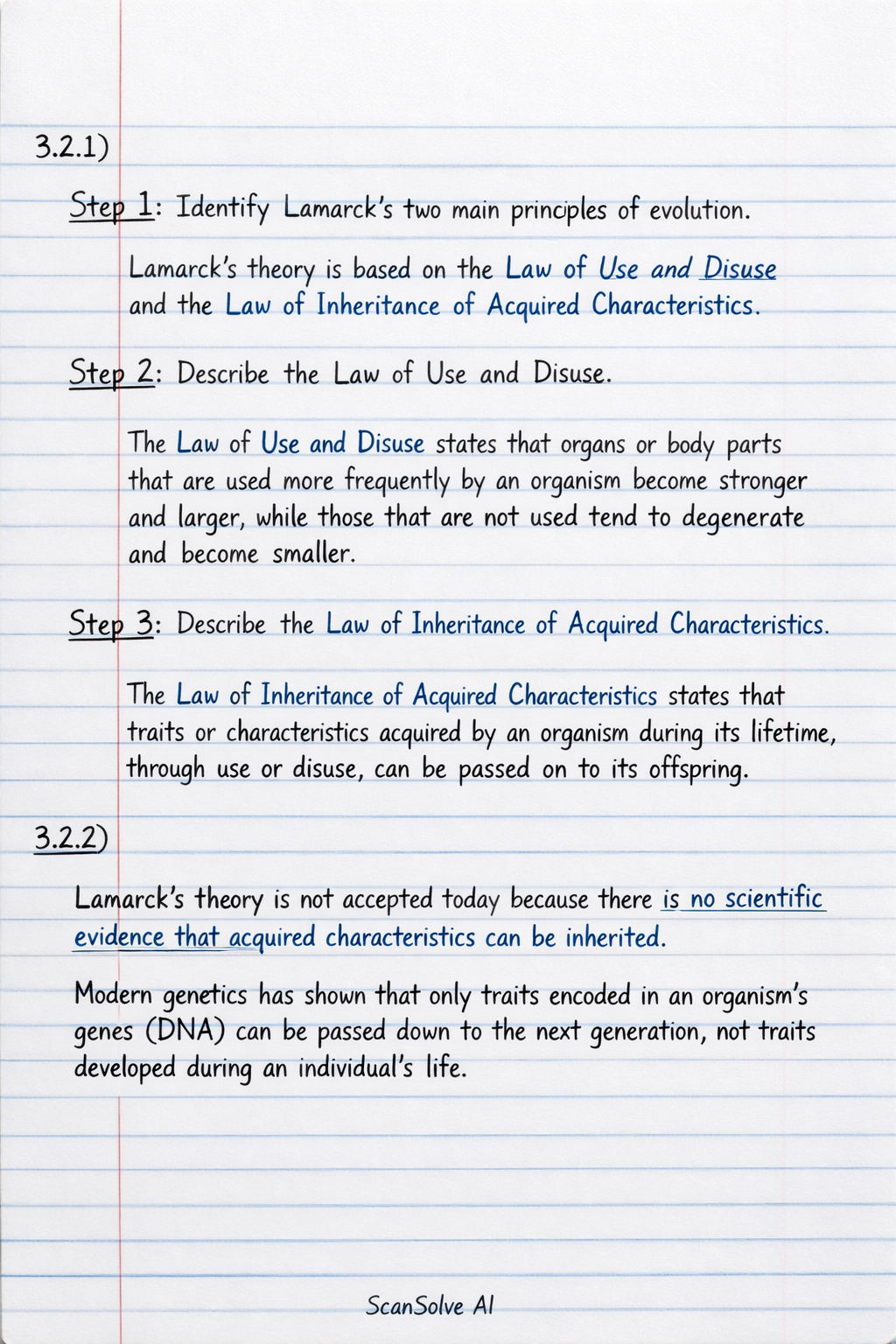 Handwritten step-by-step solution preview