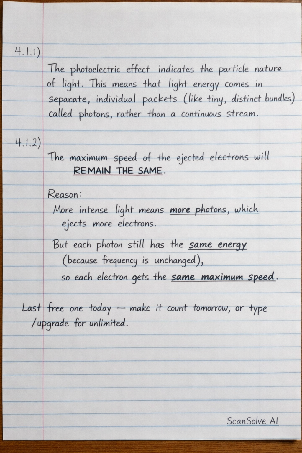 Handwritten step-by-step solution preview