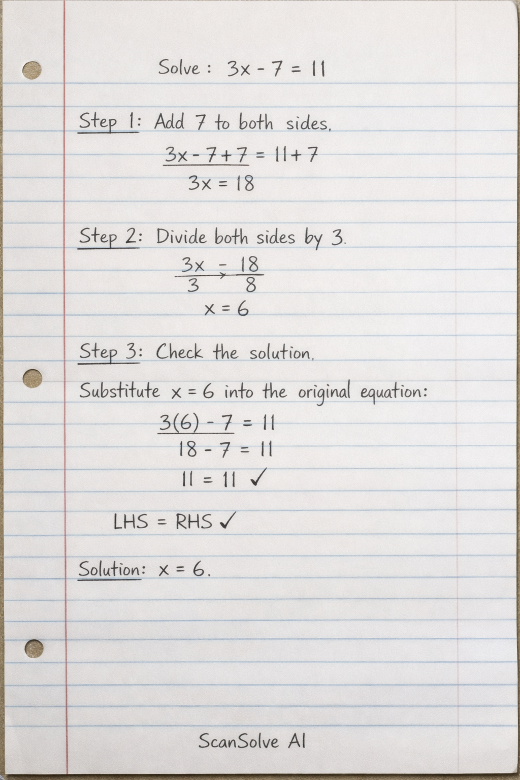 Handwritten step-by-step solution preview