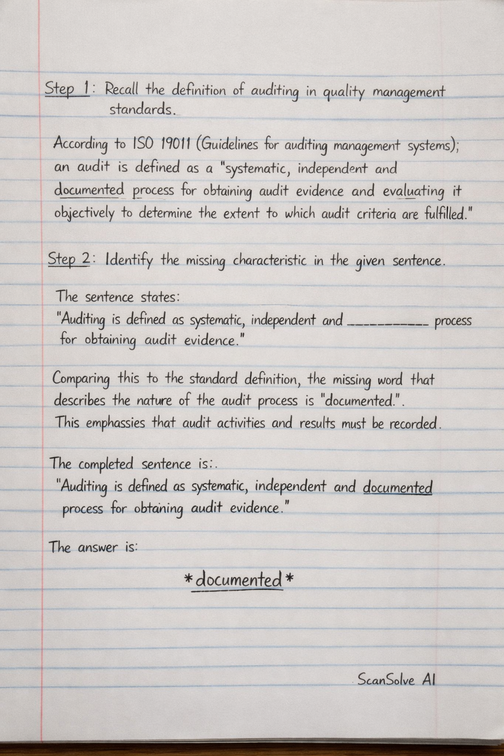 Handwritten step-by-step solution preview