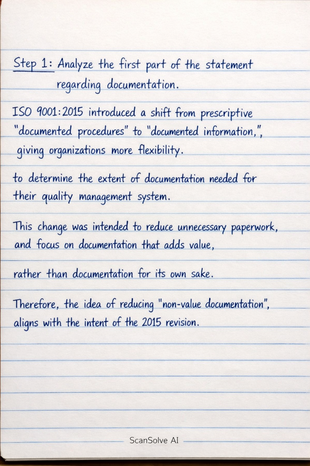 Handwritten step-by-step solution preview