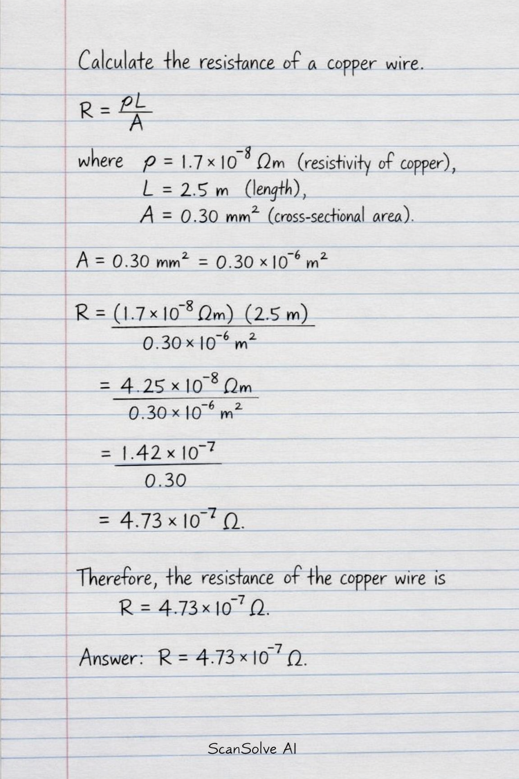 Handwritten step-by-step solution preview