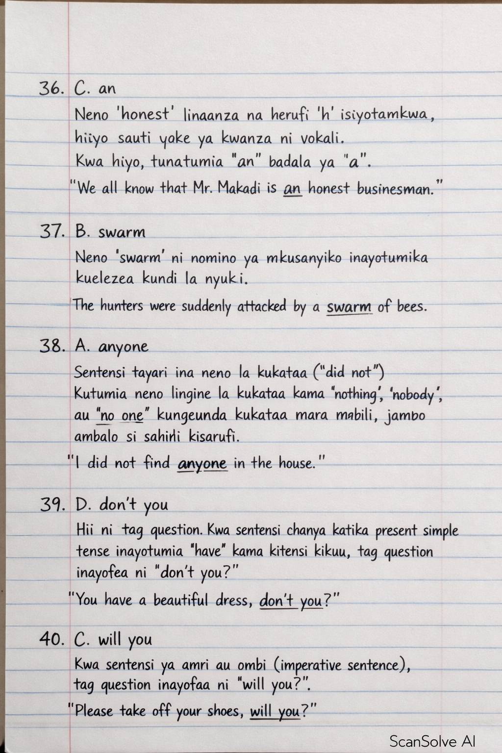 Handwritten step-by-step solution preview