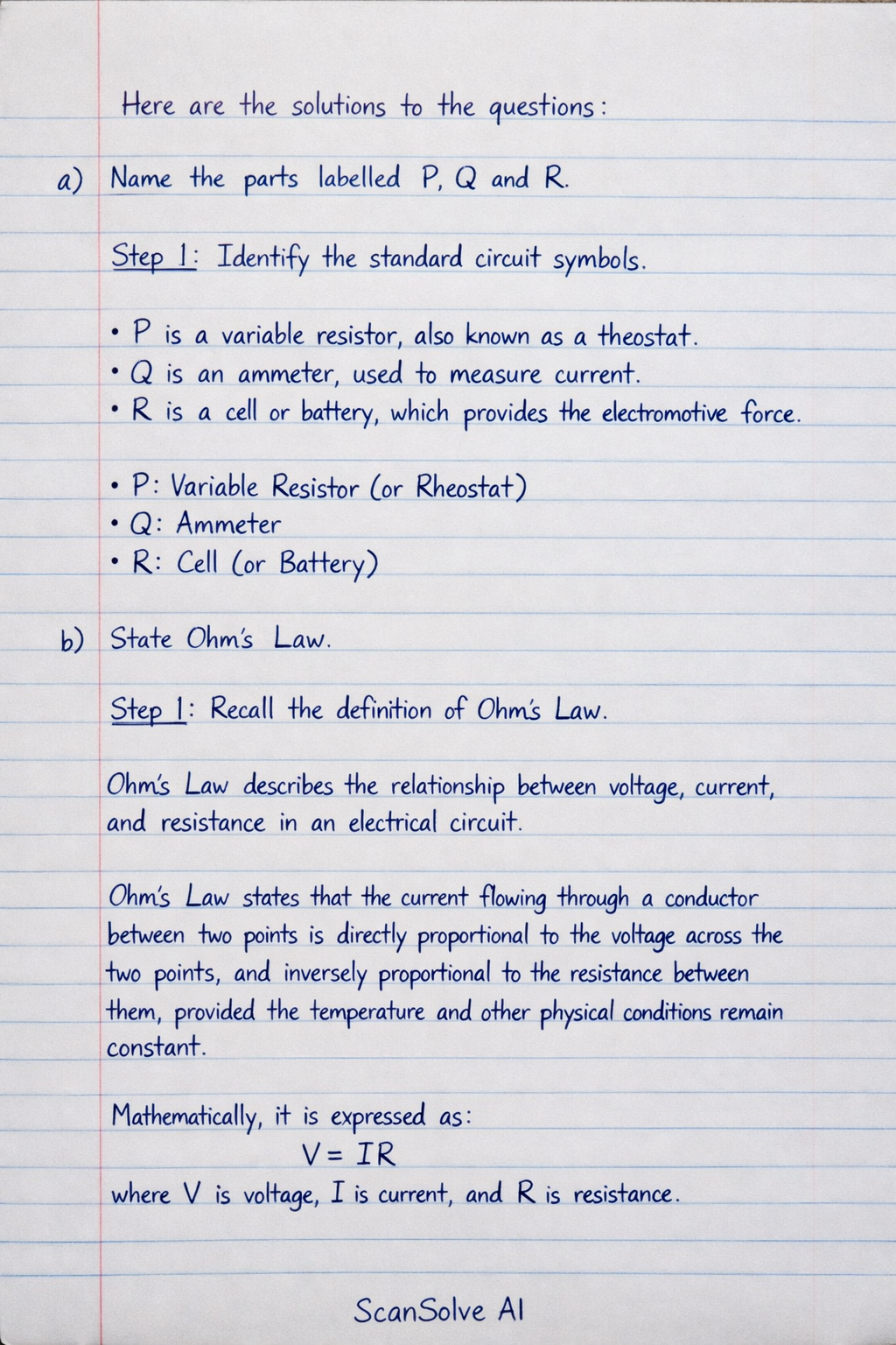 Handwritten step-by-step solution preview