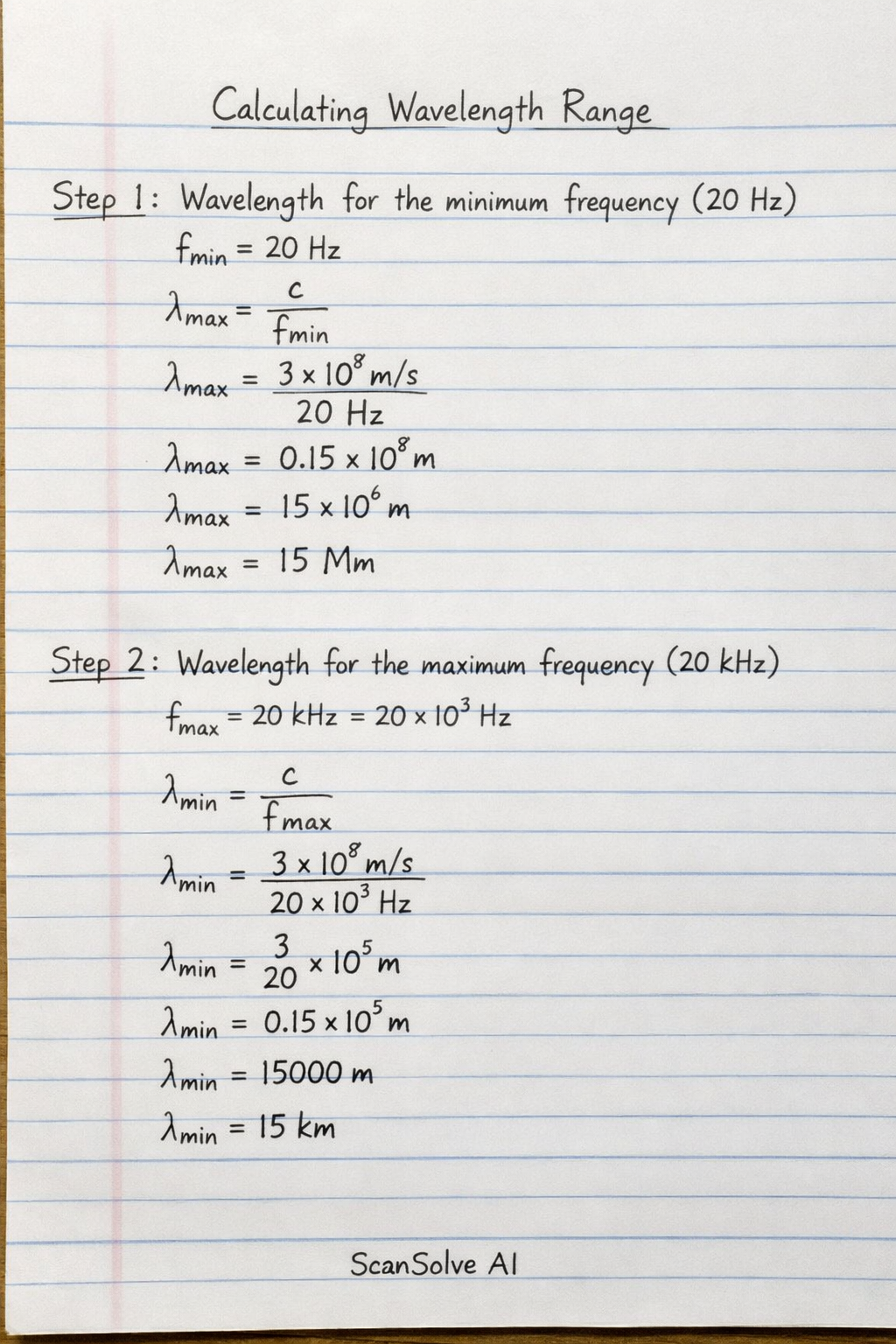Handwritten step-by-step solution preview