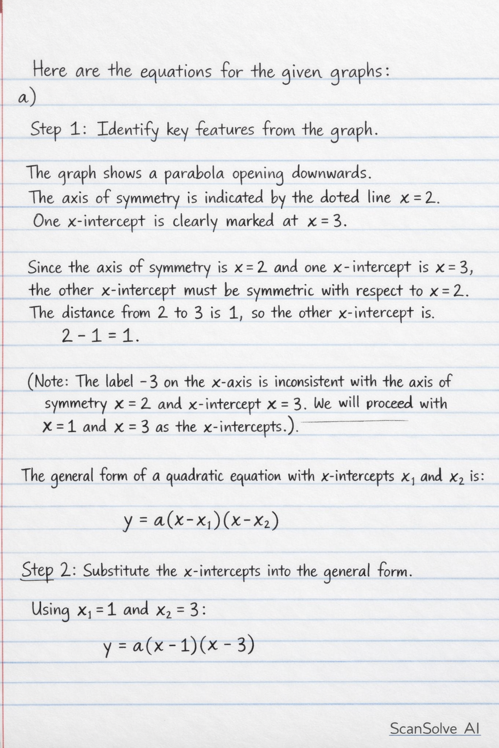 Handwritten step-by-step solution preview