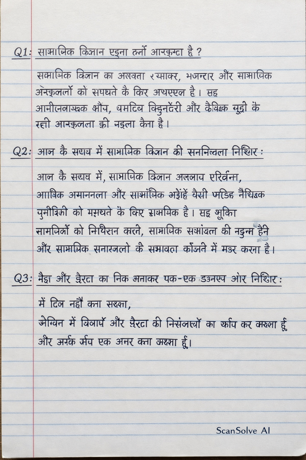 Handwritten step-by-step solution preview