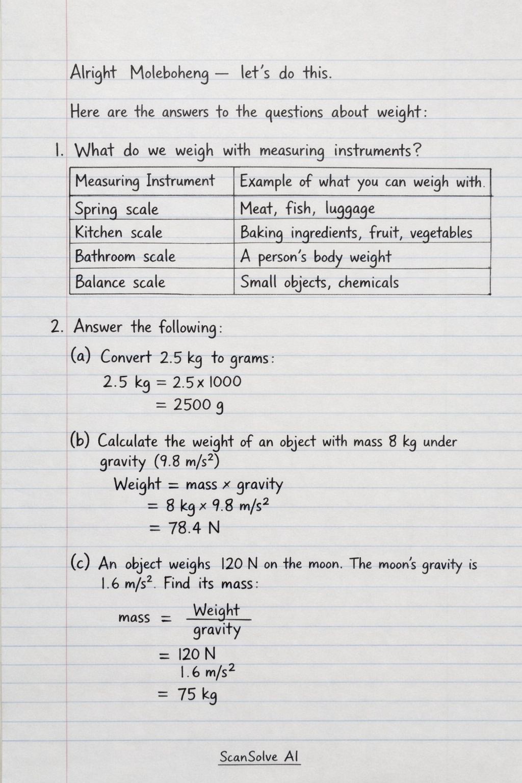 Handwritten step-by-step solution preview