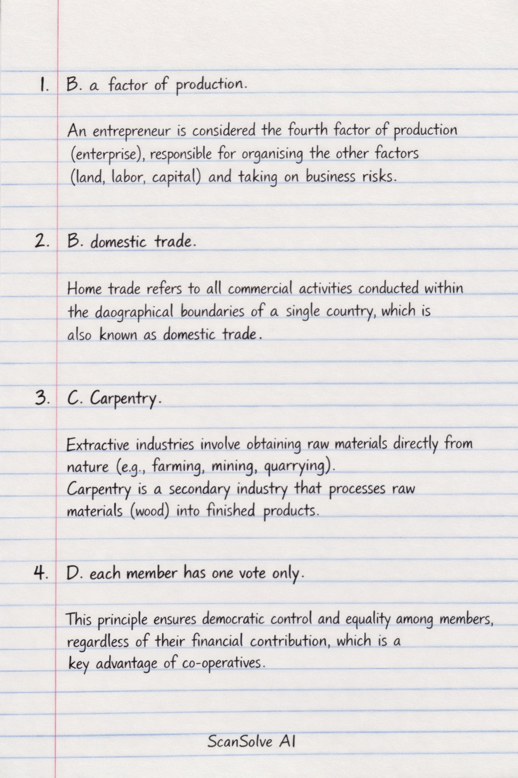 Handwritten step-by-step solution preview