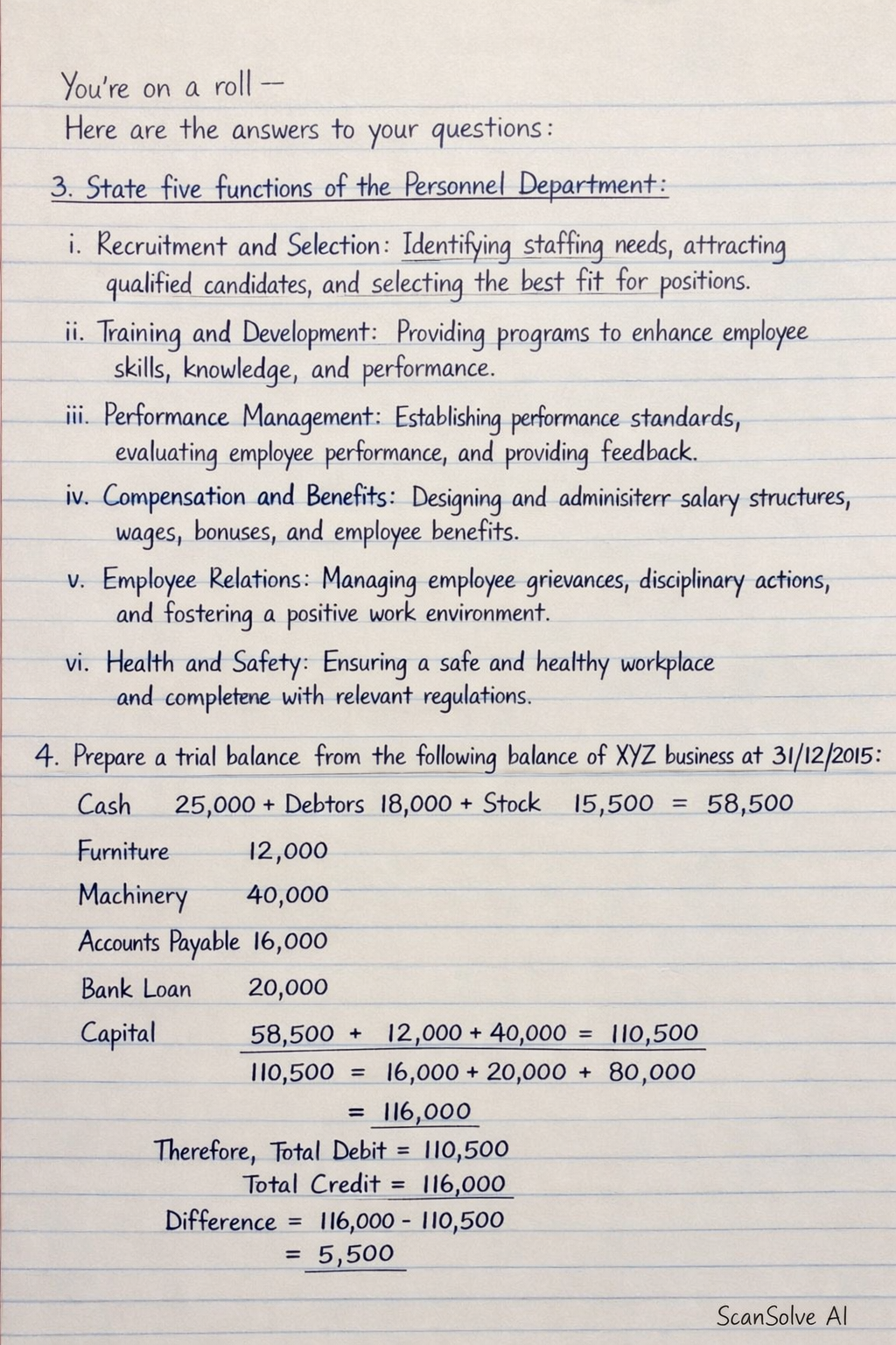 Handwritten step-by-step solution preview