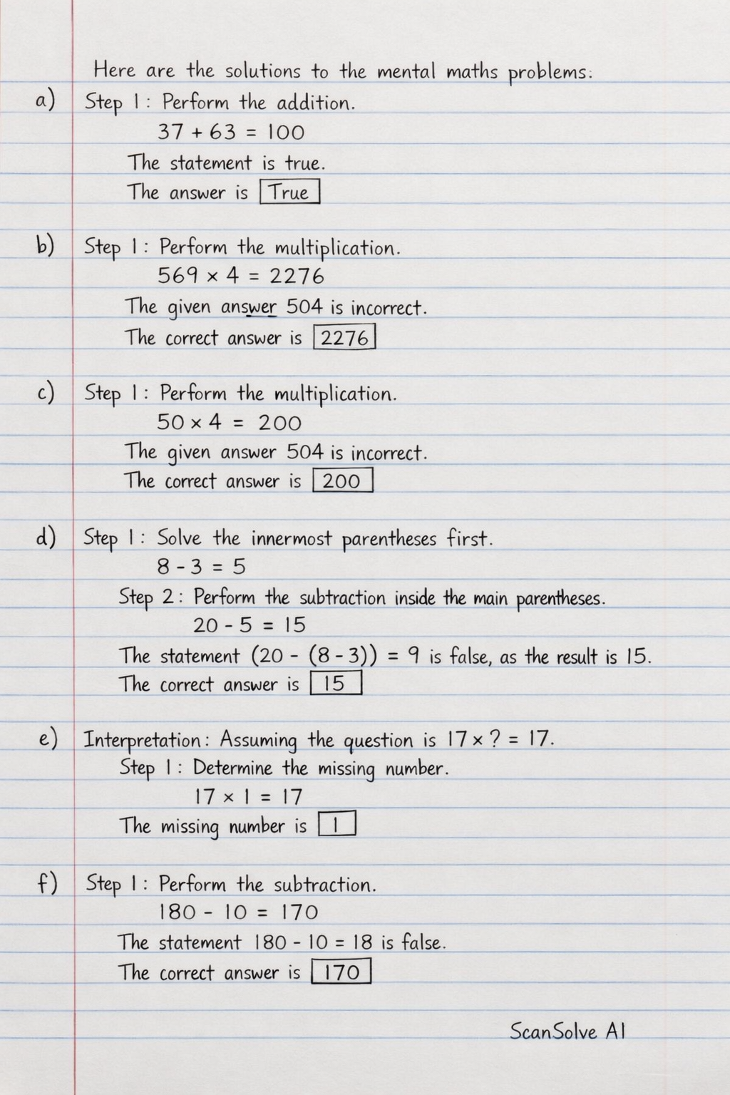 Handwritten step-by-step solution preview