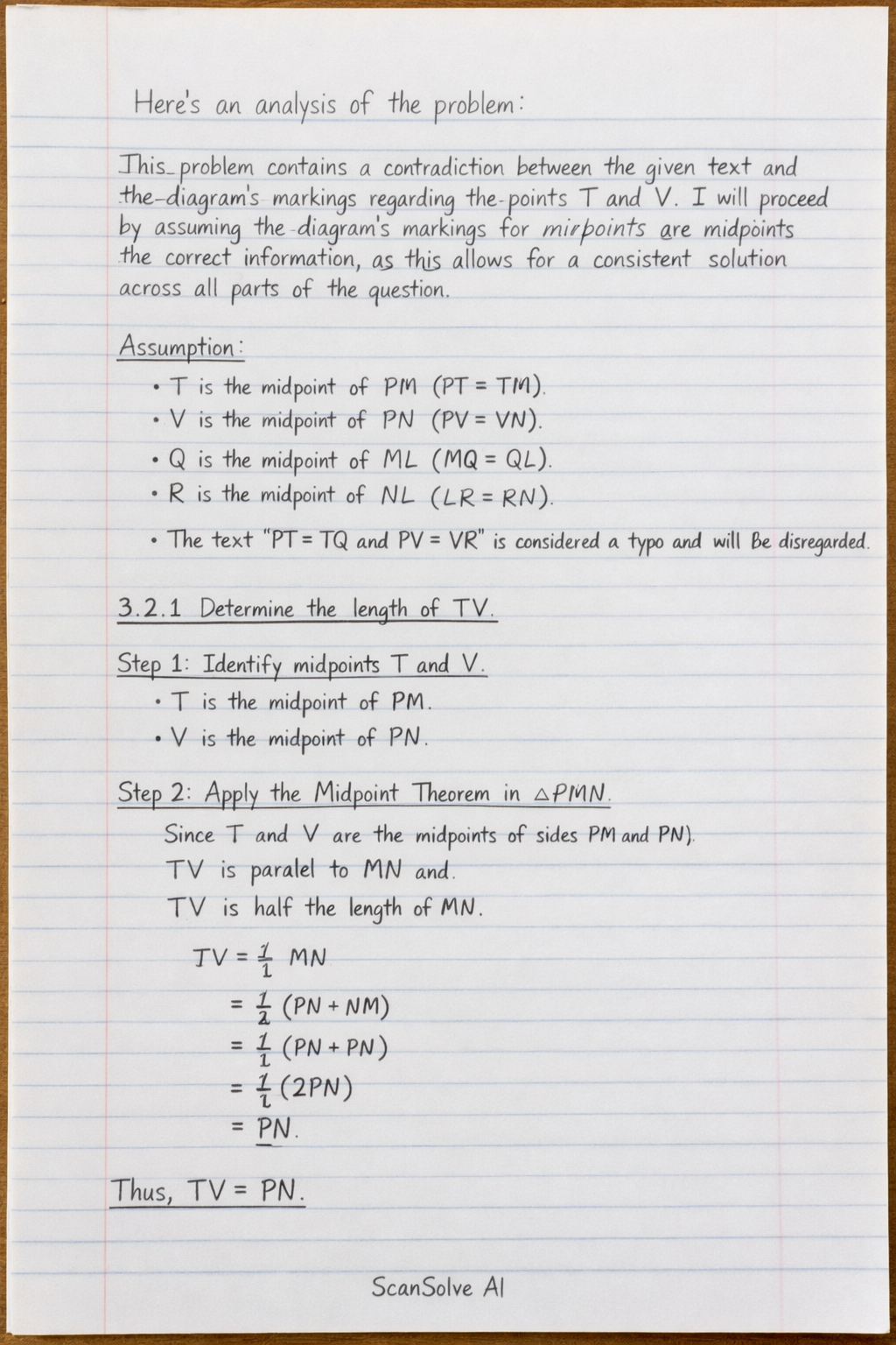 Handwritten step-by-step solution preview