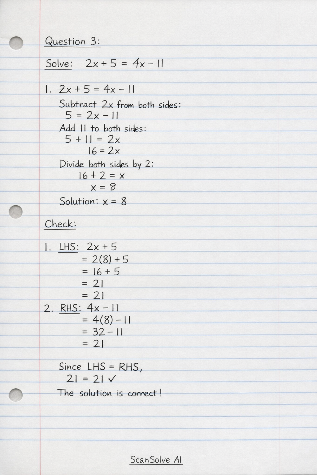 Handwritten step-by-step solution preview