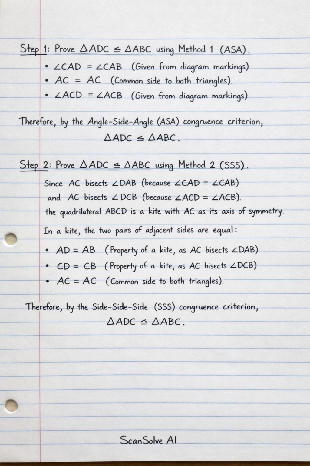 Handwritten step-by-step solution preview