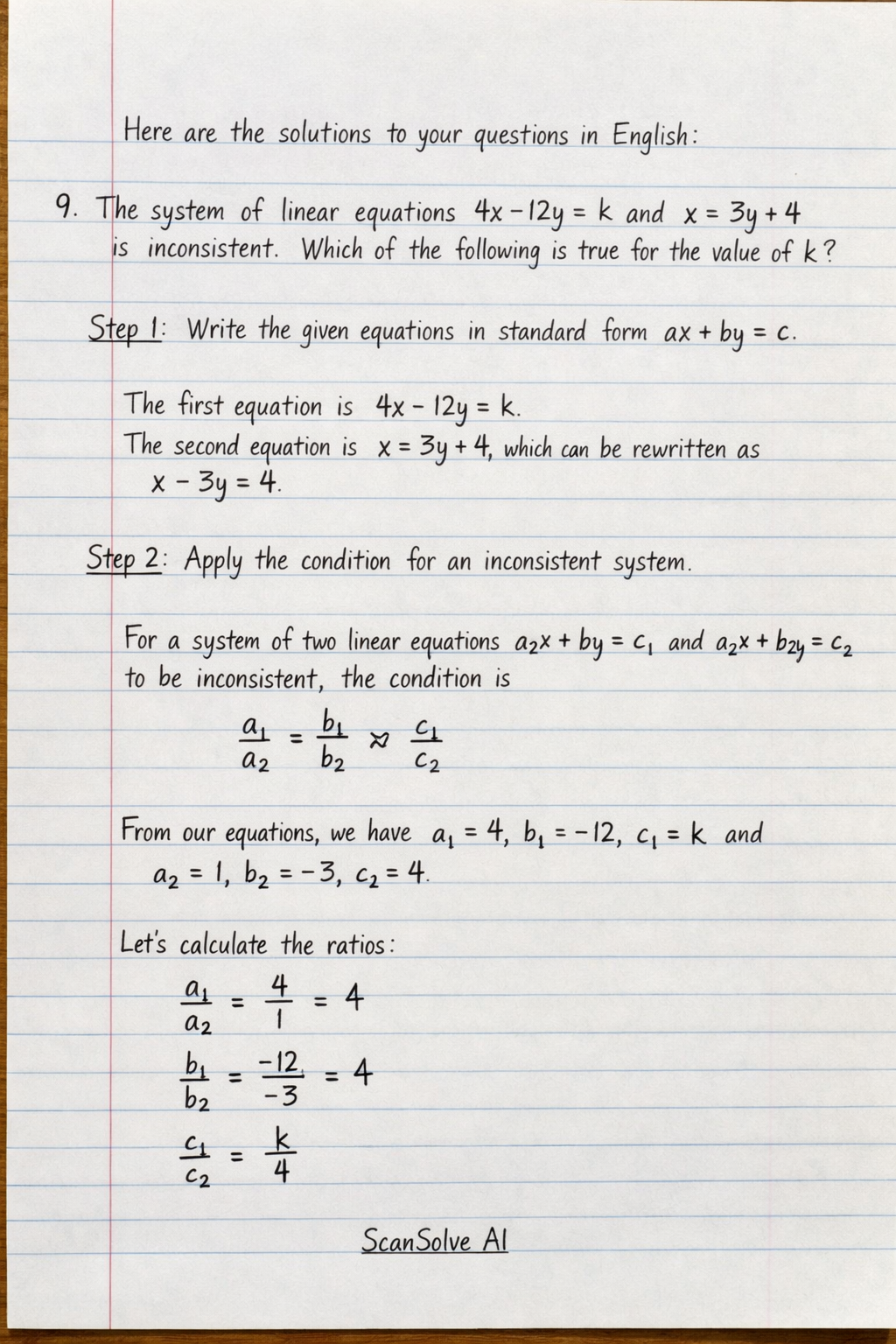 Handwritten step-by-step solution preview