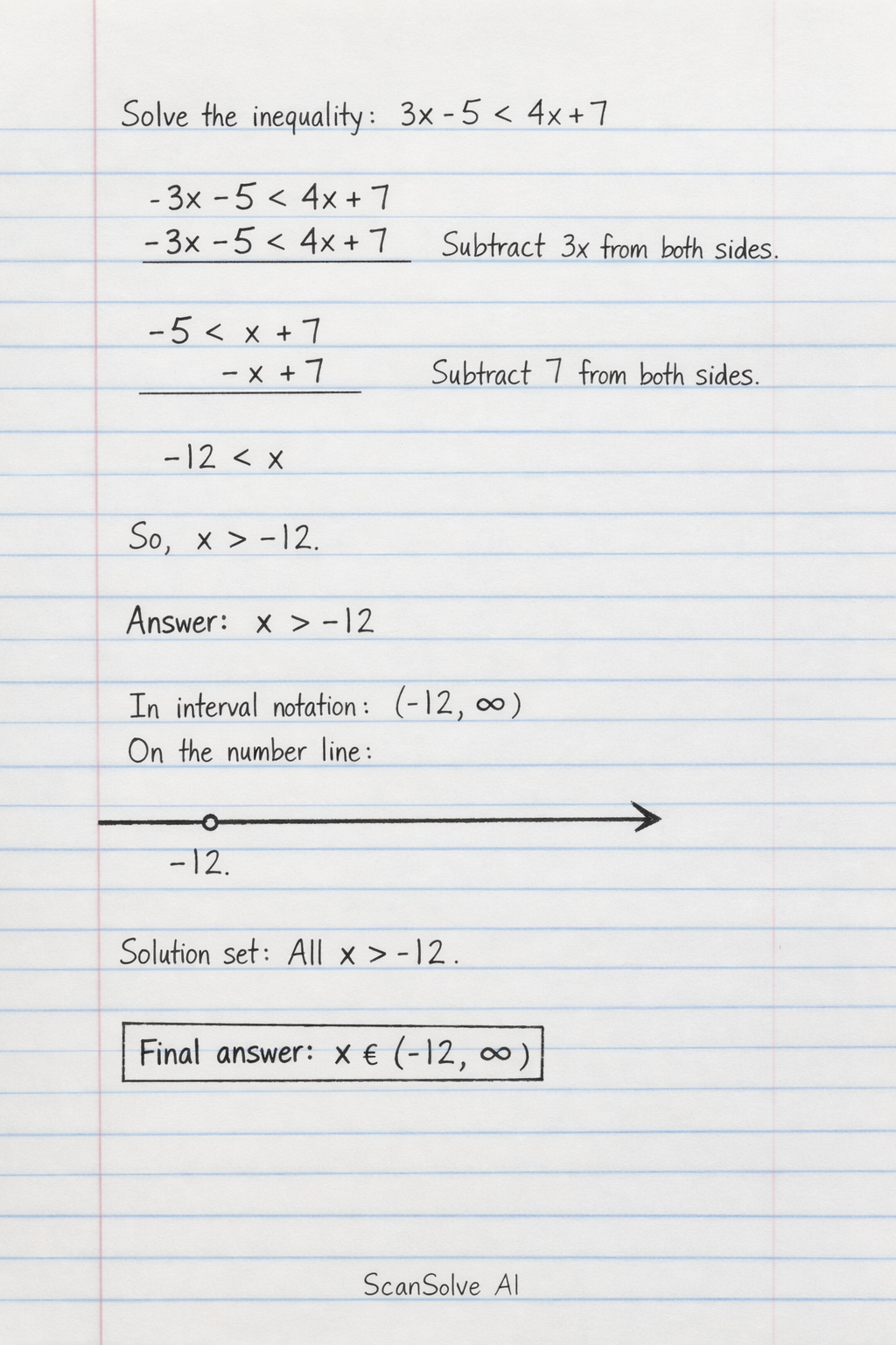 Handwritten step-by-step solution preview