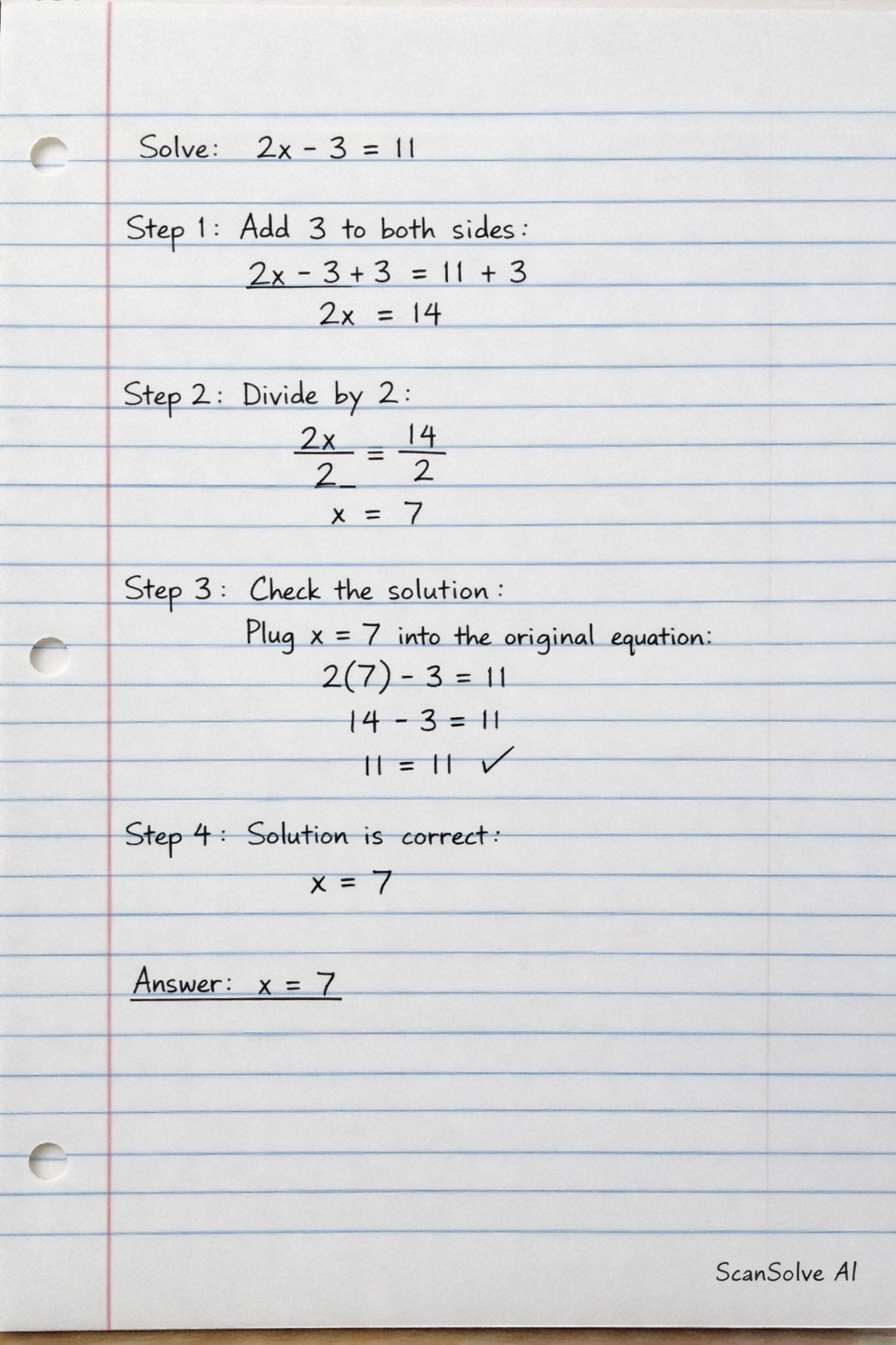 Handwritten step-by-step solution preview