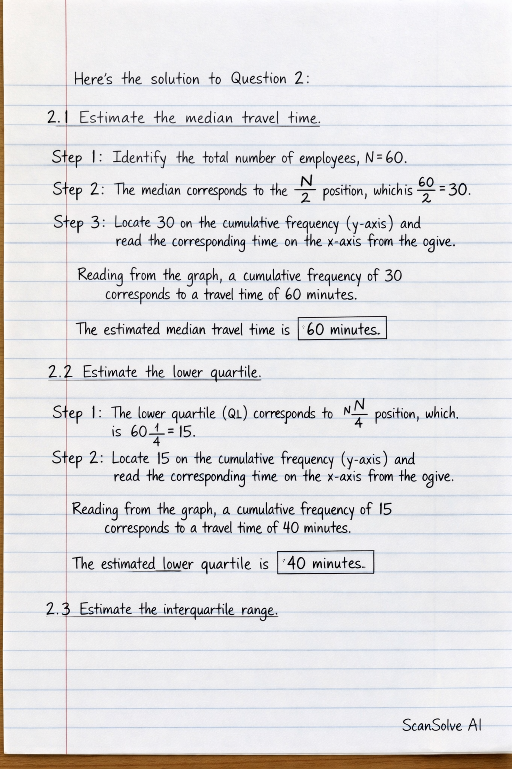 Handwritten step-by-step solution preview