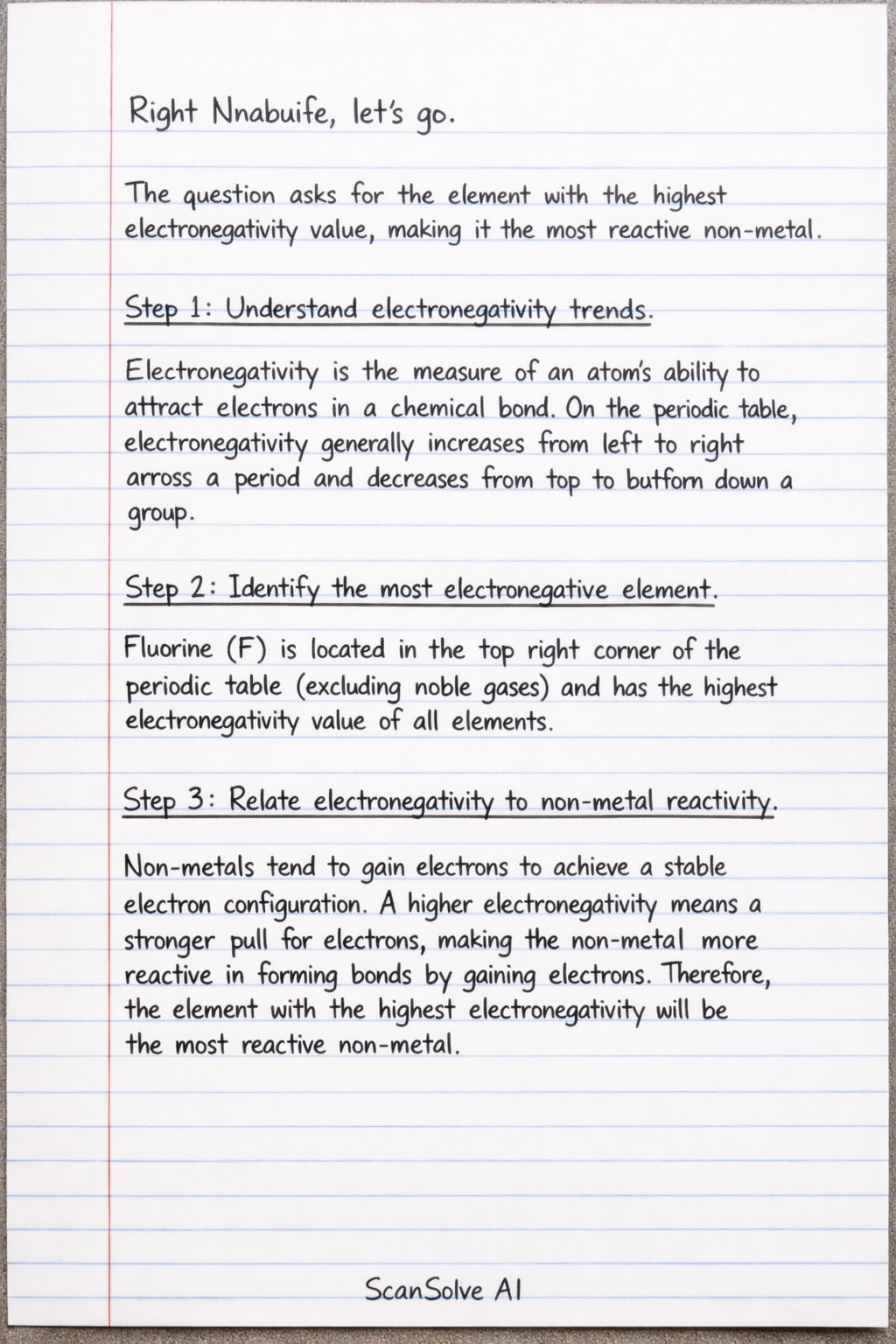 Handwritten step-by-step solution preview