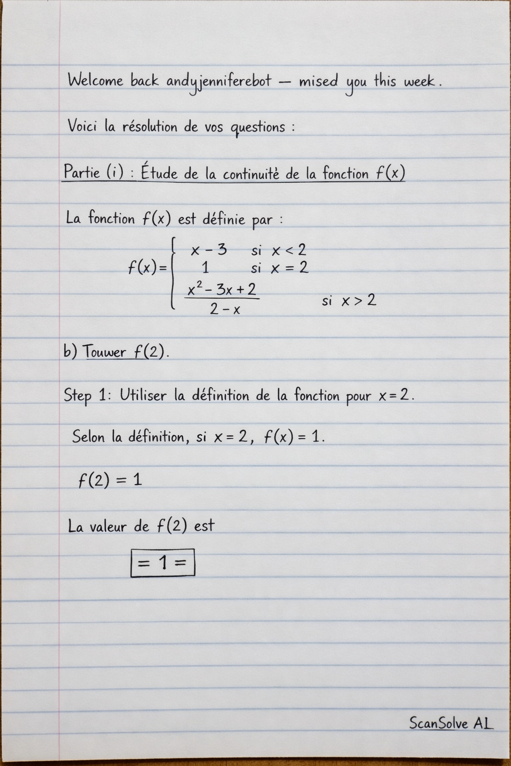 Handwritten step-by-step solution preview