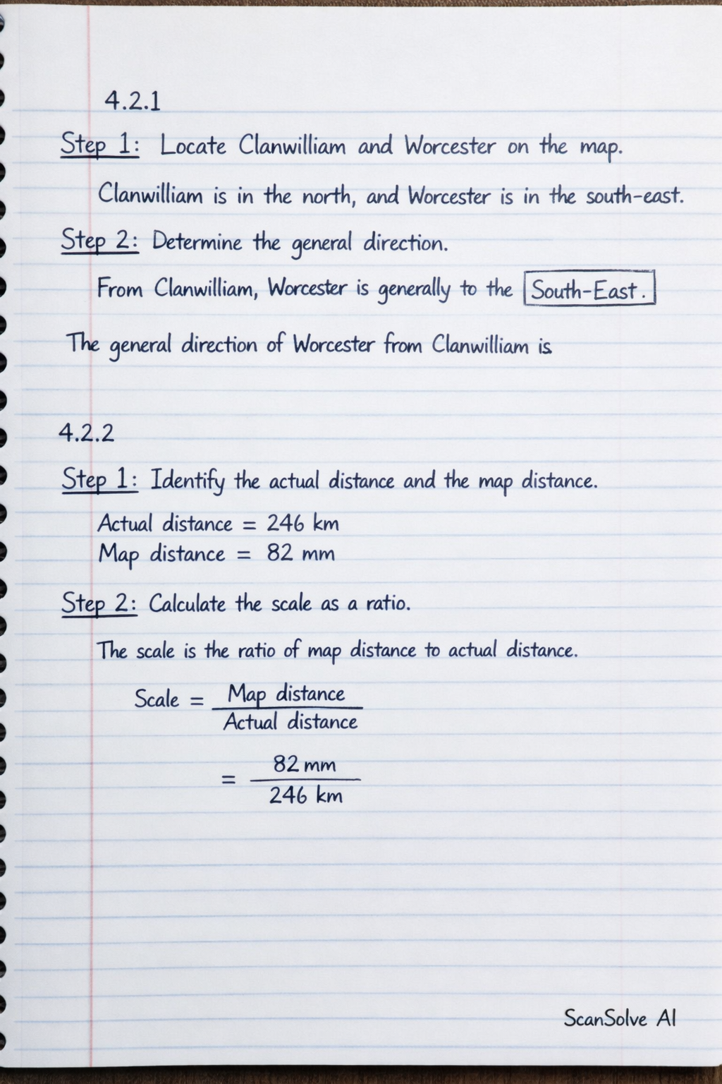 Handwritten step-by-step solution preview