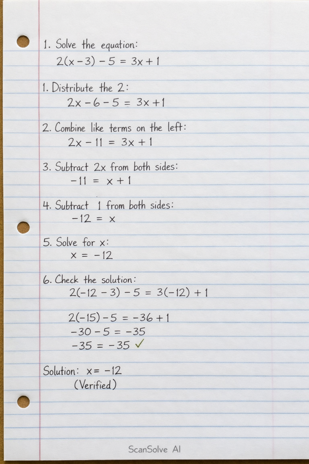 Handwritten step-by-step solution preview