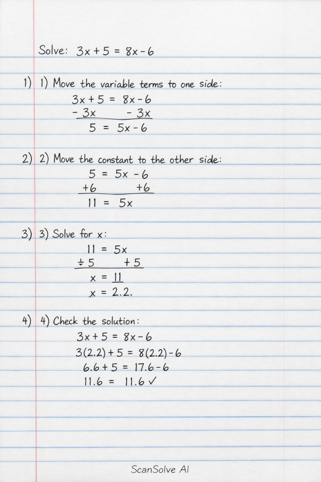 Handwritten step-by-step solution preview