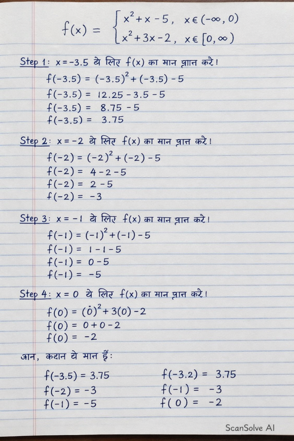 Handwritten step-by-step solution preview