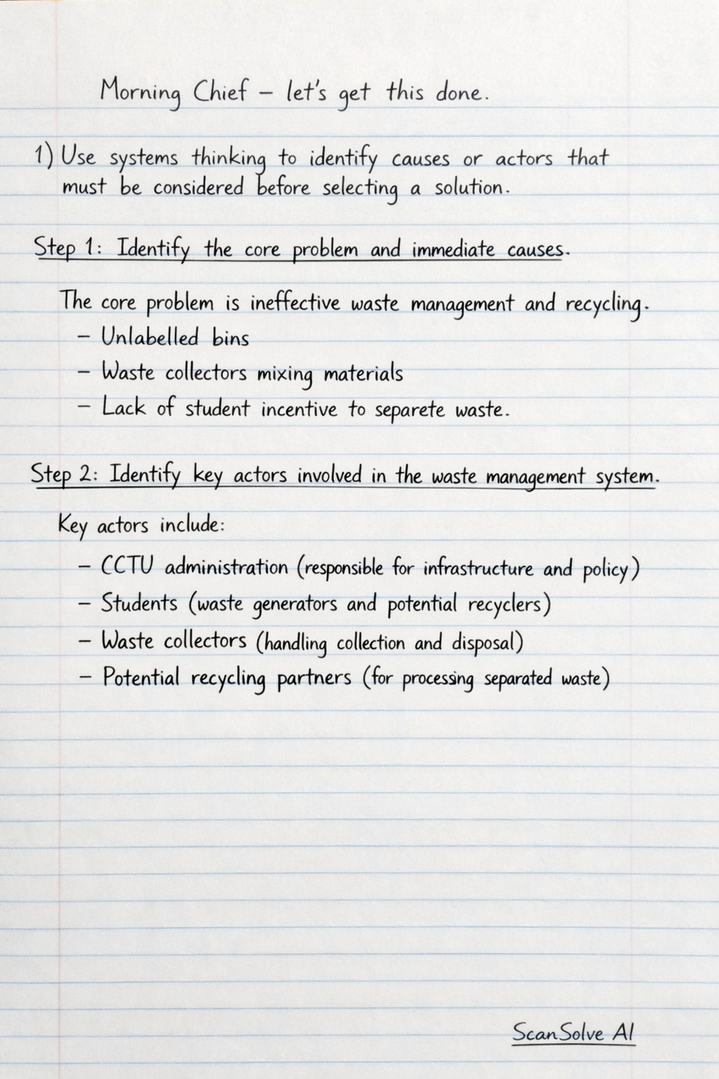 Handwritten step-by-step solution preview