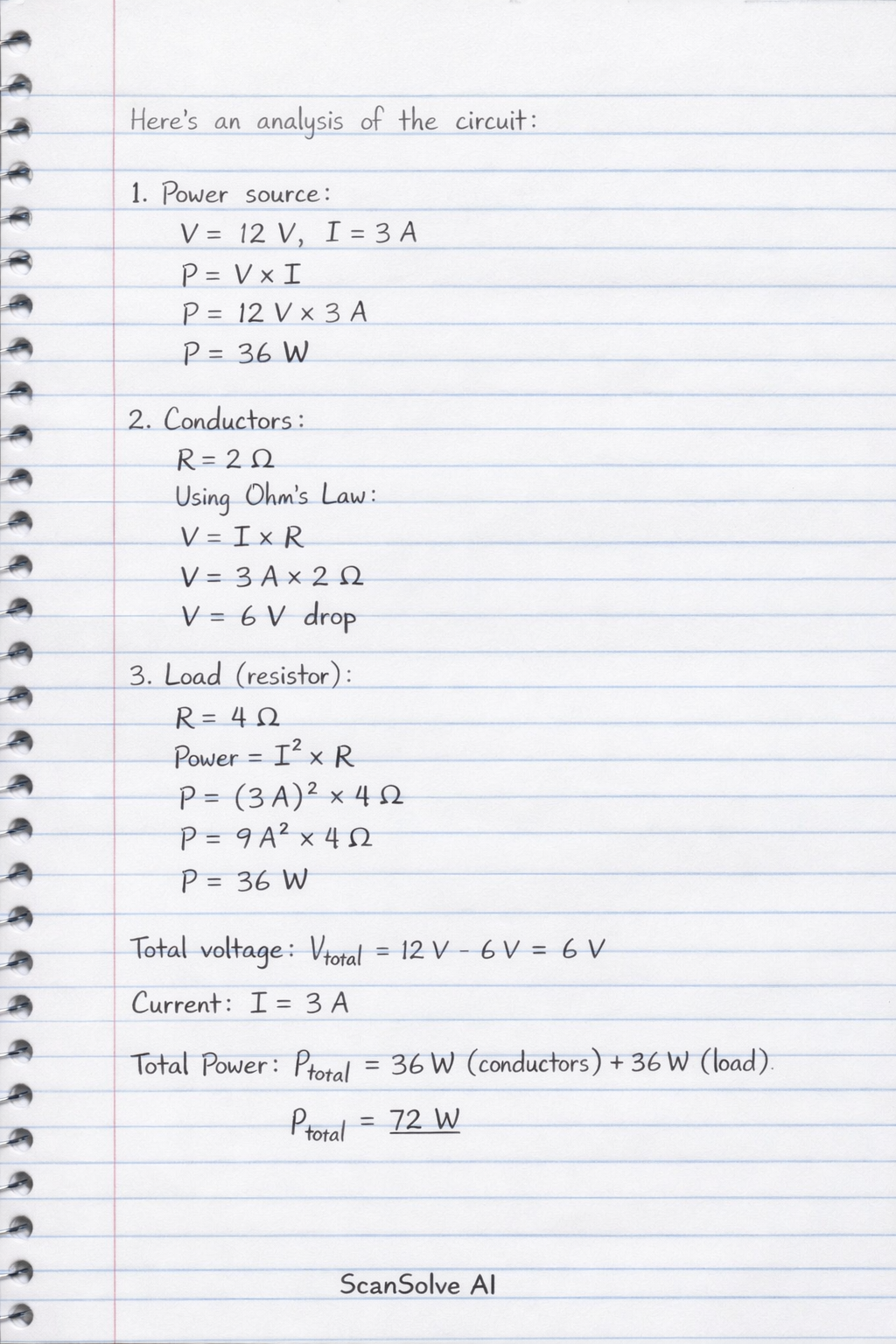 Handwritten step-by-step solution preview