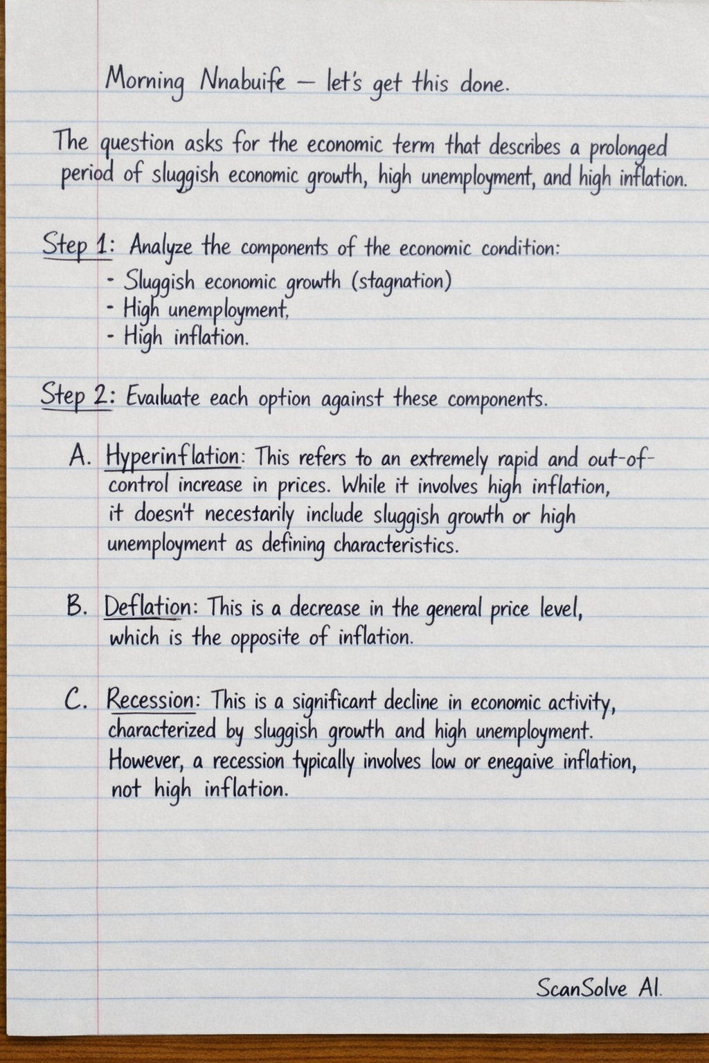 Handwritten step-by-step solution preview