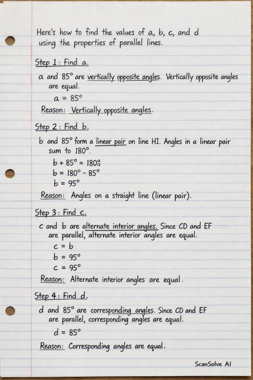 Handwritten step-by-step solution preview