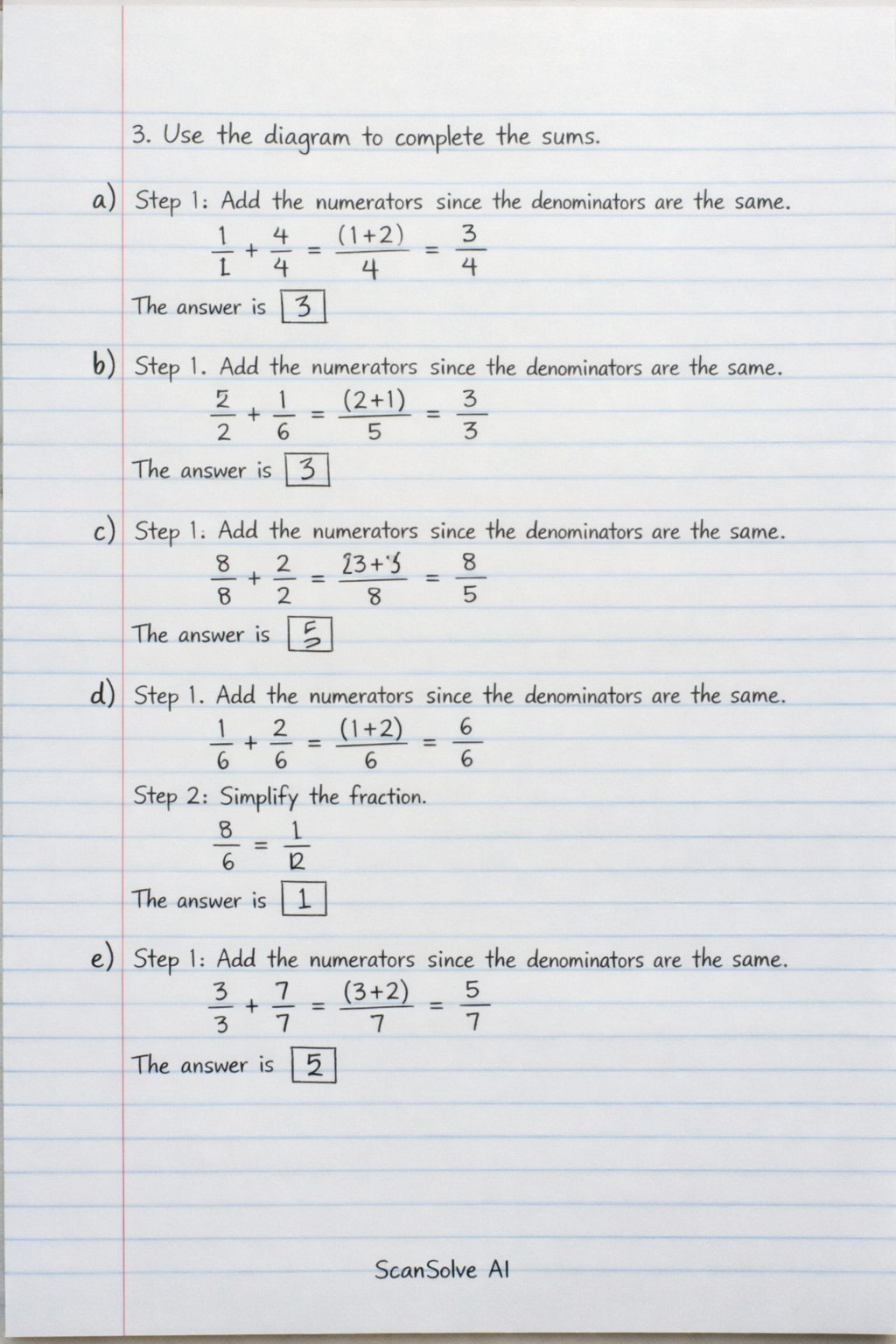 Handwritten step-by-step solution preview