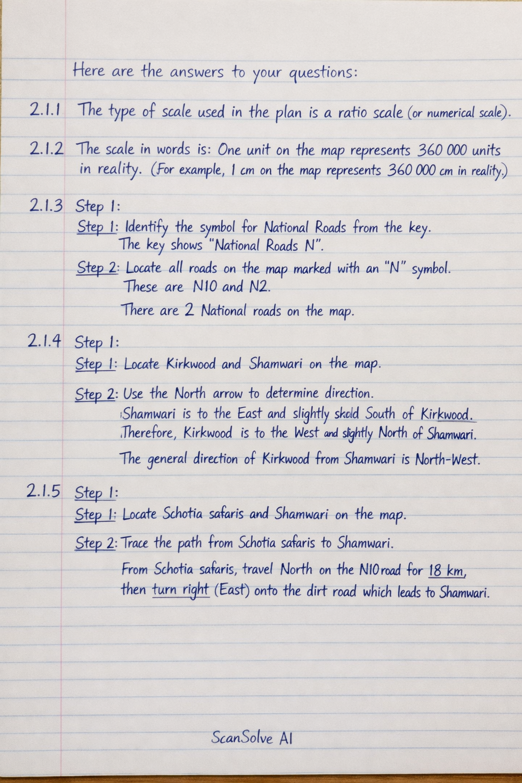 Handwritten step-by-step solution preview