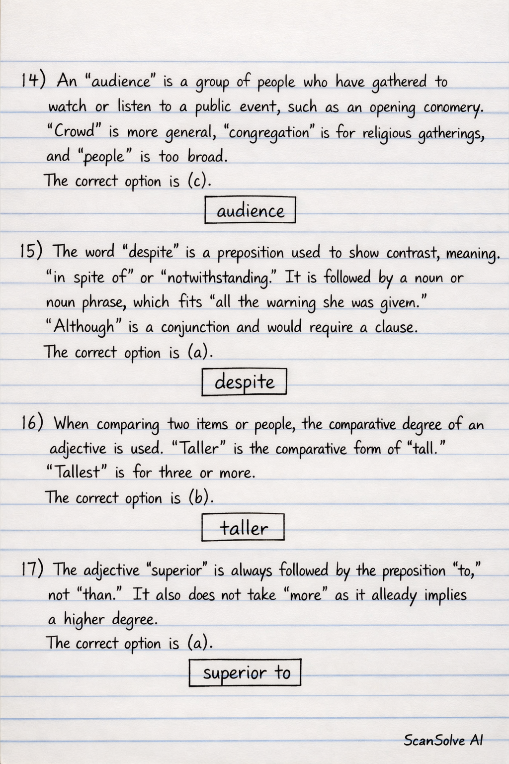 Handwritten step-by-step solution preview