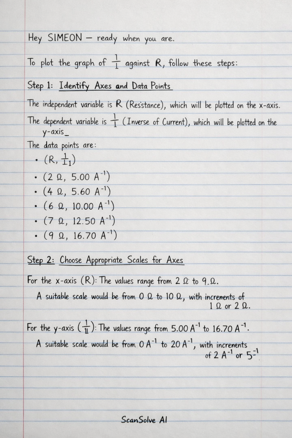 Handwritten step-by-step solution preview
