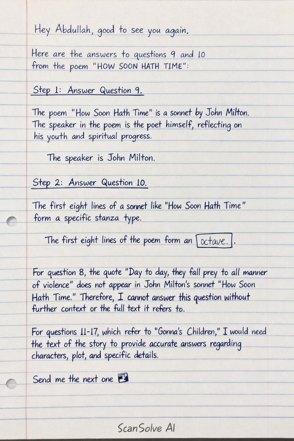Handwritten step-by-step solution preview