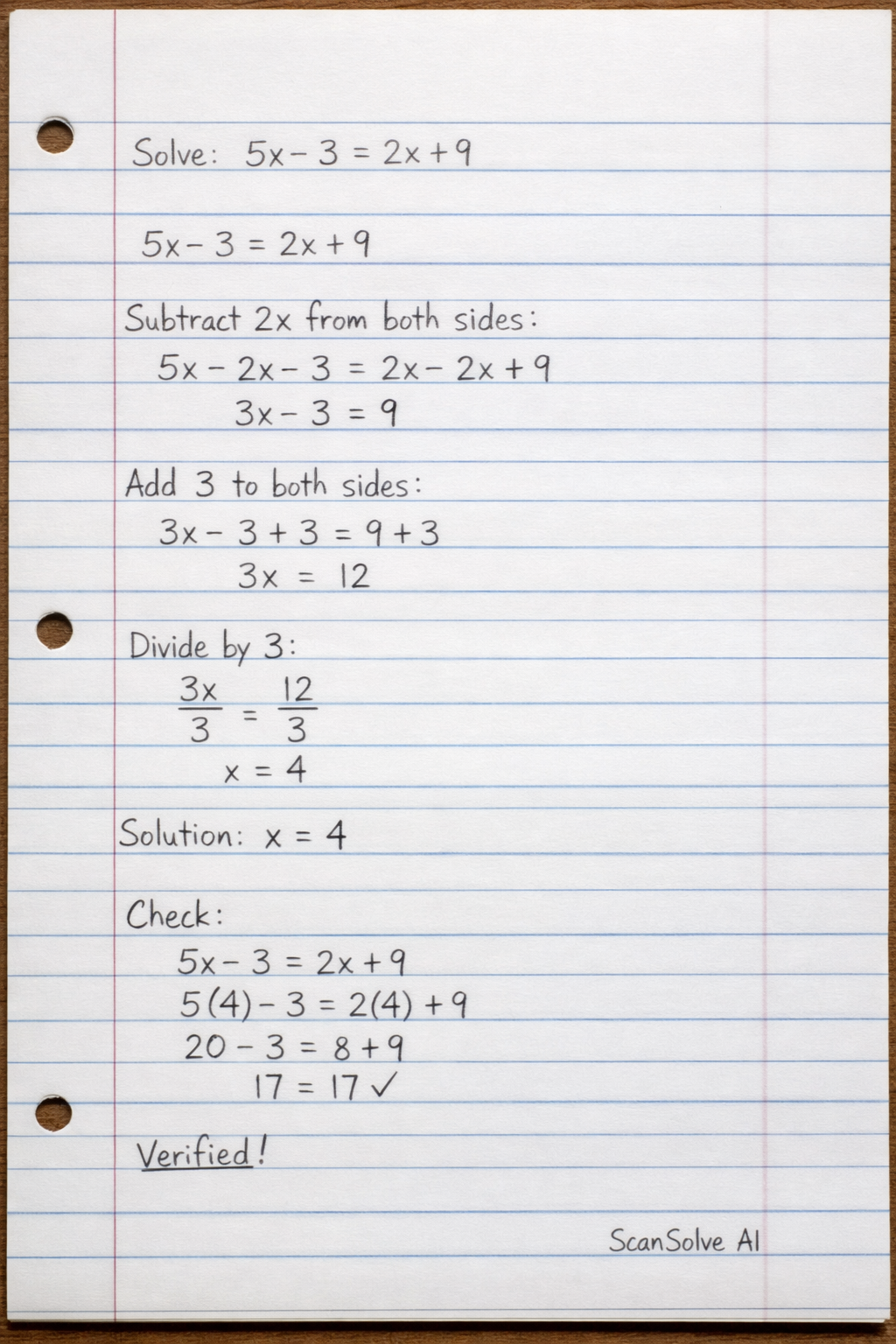 Handwritten step-by-step solution preview