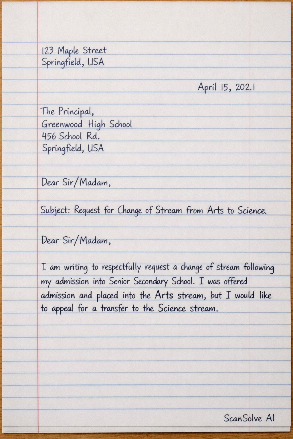 Handwritten step-by-step solution preview