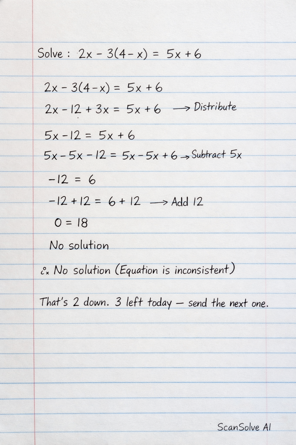 Handwritten step-by-step solution preview