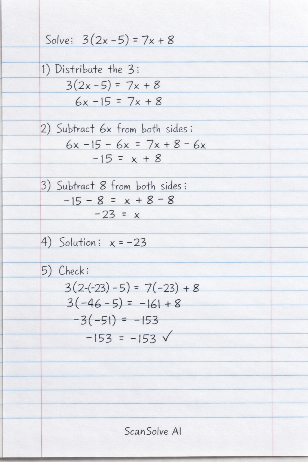 Handwritten step-by-step solution preview