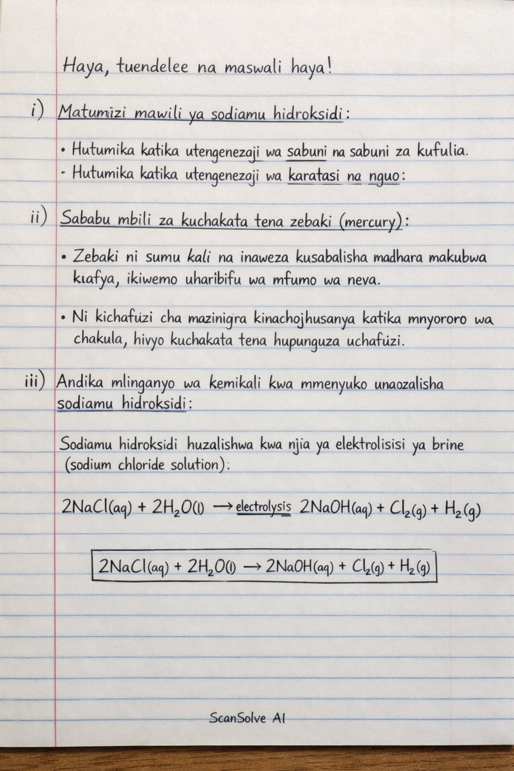 Handwritten step-by-step solution preview
