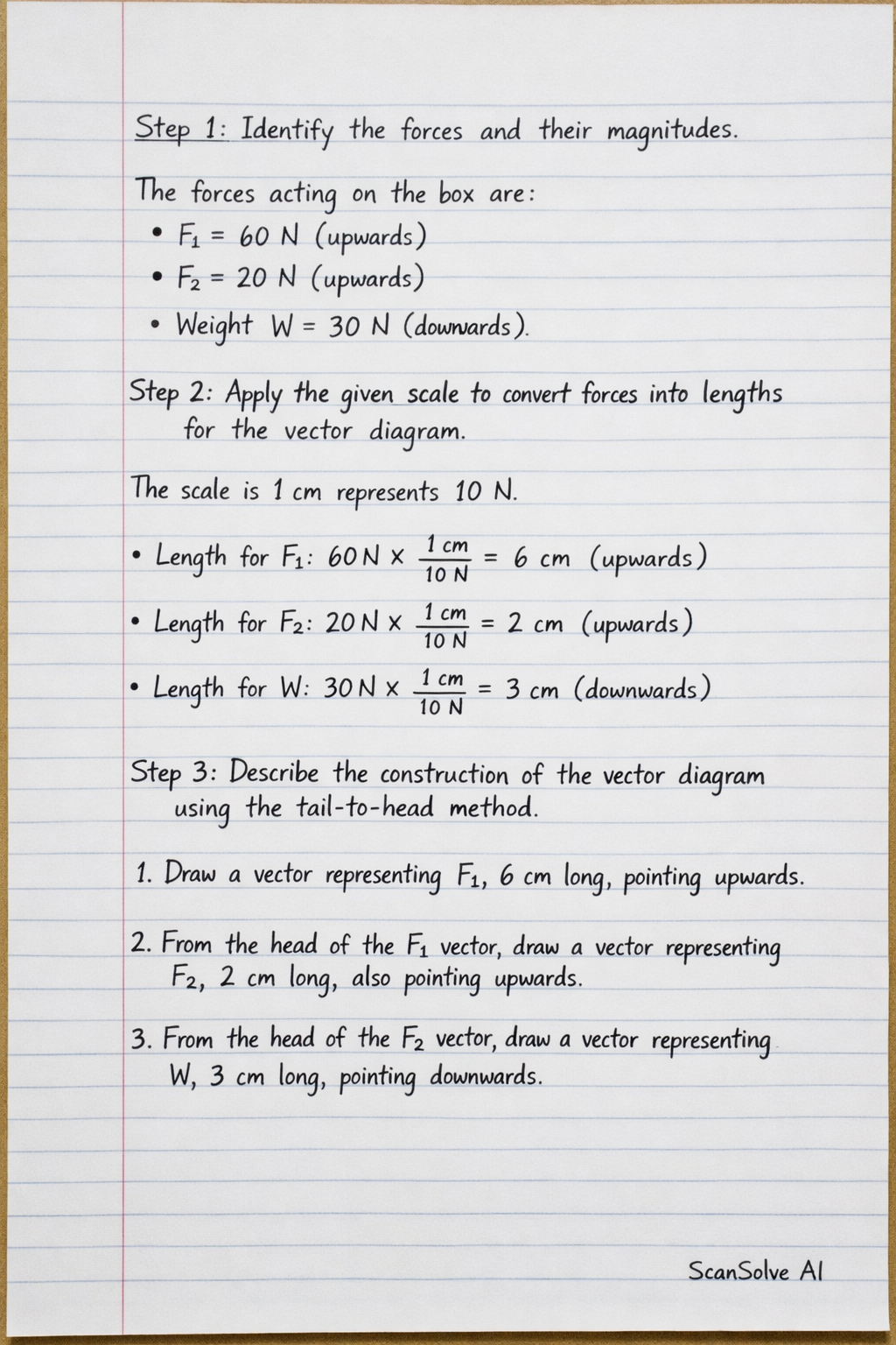 Handwritten step-by-step solution preview