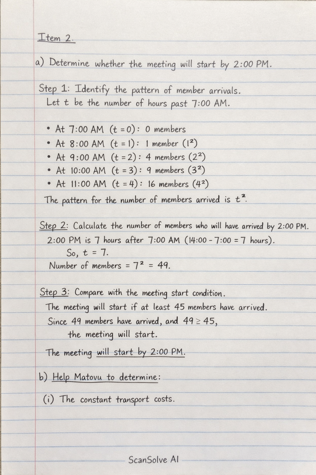 Handwritten step-by-step solution preview
