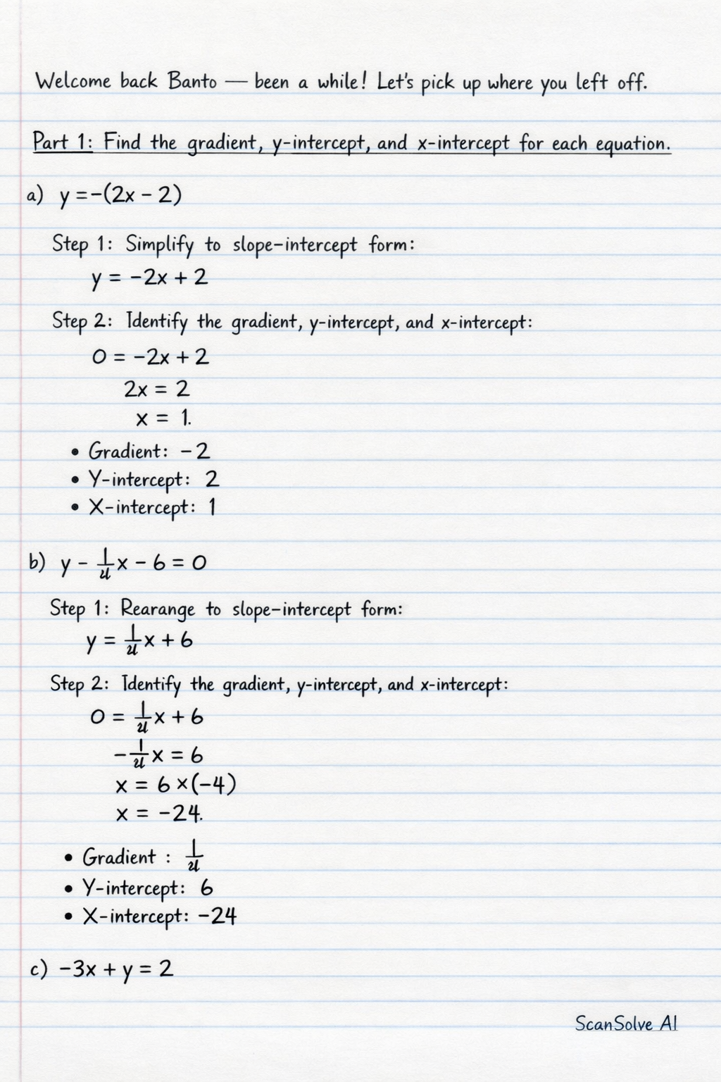 Handwritten step-by-step solution preview