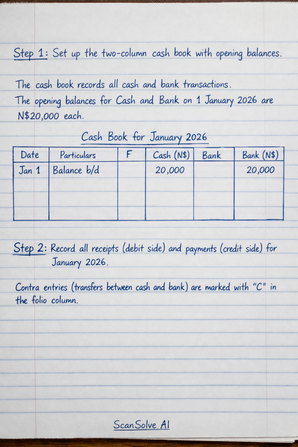 Handwritten step-by-step solution preview