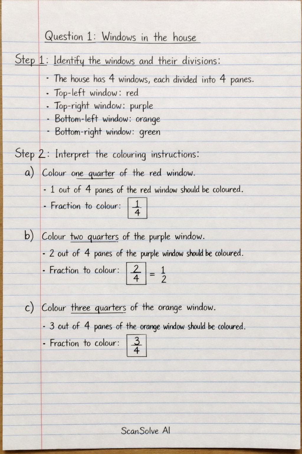 Handwritten step-by-step solution preview